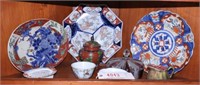 (4) early Chinese Imari plates, Chinese
