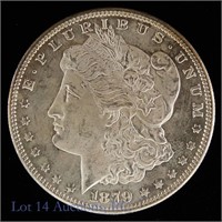 1879-S Silver Morgan Dollar (CH BU Semi-P/L)