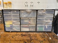 Parts organizer with contents