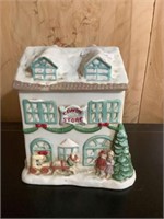 Victorian candy store cookie jar 8 inches high