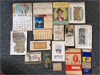 Vintage Advertising Calendars & Empherma