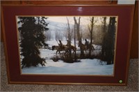 "FOLLOWING THE RIVER" BY ROBERT DUNCAN FRAMED &