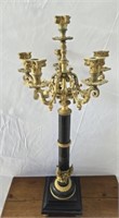 Stunning Marble and brass candle stick holder