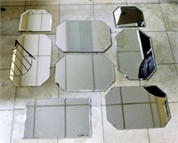Table Top Beveled Display Mirrors.