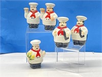 Ceramic Chef S&P Shakers (5)