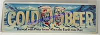 Pabst Pbr Cold Beer Sign (29 x 10)