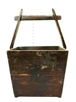 Square wood grain bucket