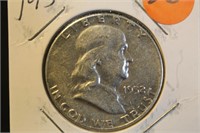 1952 Franklin Silver Half Dollar