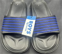 Sz 13/1 Boys OTRevolution BlackBlue Stripe Sandals