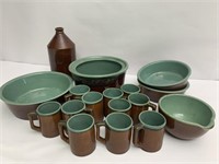 Zanesville Stoneware Carbone pottery