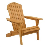 N7672  Ktaxon Folding Wood Adirondack Chair