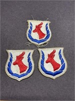 US military patch lot of three