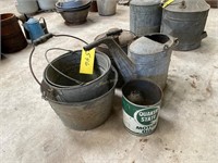 Pails, Water Can, Gas Can