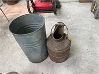 Oil Can, Garbage Can