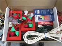 Collection of Bubble Lights, Extension Cords