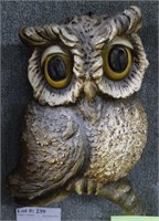 12"x 9" Resin Owl Wall hanger