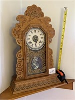 Fancy Oak Kitchen Clock