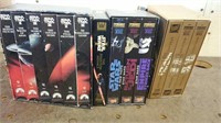 (3) Sets of Star Wars, Star Trek VHS