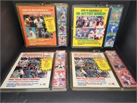 100 Hottest Rookies Book & Card Sets 1989-1991