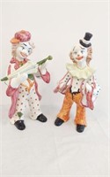 2 PORCELAIN VALLI CLOWNS- APPROXIMATELY 2 FOOT