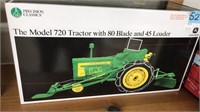 THE MDL 720 TRACTOR W/ 80 BLADE & 45 LOADER