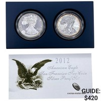 2012 ASE Proof and Rev. Proof [2 Coins]