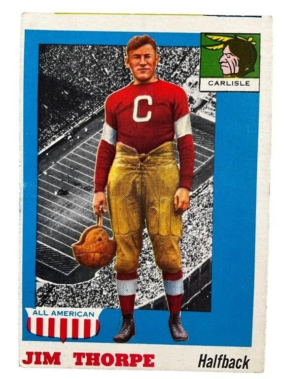 1955 Topps All American Football No 37 Jim Thorpe
