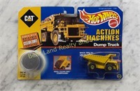 Hot wheels CAT action machines Dump Truck die cast