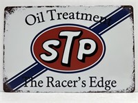 Reproduction STP Oil Treatment Metal Sign