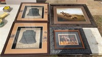 4 Pictures Horses Oriental Largest Being 18x21