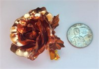 Moet Copper Flower with Alligator Clip