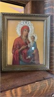 Fine Antique Religious Icon Painting on Wood