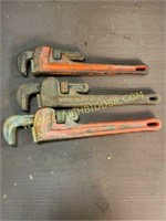 3 - 14 inch Rigid pipe wrenches