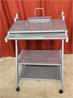 Metal Computer Desk - measures 25"W x 18"L