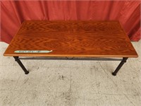 Wood Coffee Table - measures 46"L x 22"W x 17"H