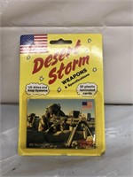 Desert storm weapons card set