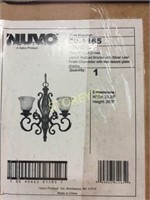NEW Nuvo 3 Bulb Chandelier