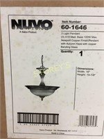 NEW Nuvo 3 Light Hanging Pendant Light