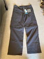 Men's Prana Convertible Pants Sz 28x30, New