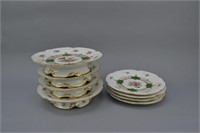 Set of Dresden Plates & Footed Plates