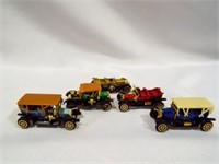(5) Tiny Toy Vintage Cars