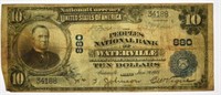 1905 Peoples Bank of Waterville (ME) $10 Bill
