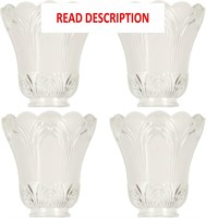 XIDING Glass Shade  4-4/5H x 5D  3-Pack