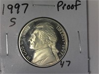 1997-S Proof Jefferson Nickel