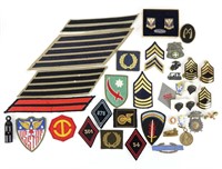 WWII and Later Patches, Pins, Medals