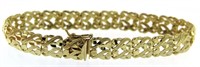 14kt Gold Quality 7" Designer Bracelet
