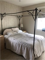Queen Bird and Twig Iron Bed Frame Only (mattress