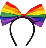 Pride Day Headbands Rainbow Bow Hair Bands LGBT