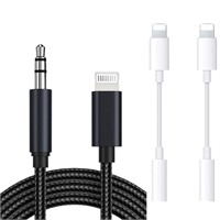 3 Pcs Apple MFI Certified Cables