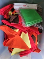 Tote Full of Assorted Napkins & Table Covers